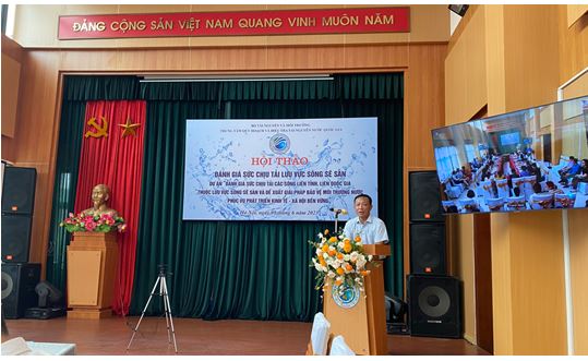 TS. Tống Ngọc Thanh - Tổng Giám đốc Trung tâm Quy hoạch và Điều tra tài nguyên nước quốc gia phát biểu khai mạc Hội thảo 02