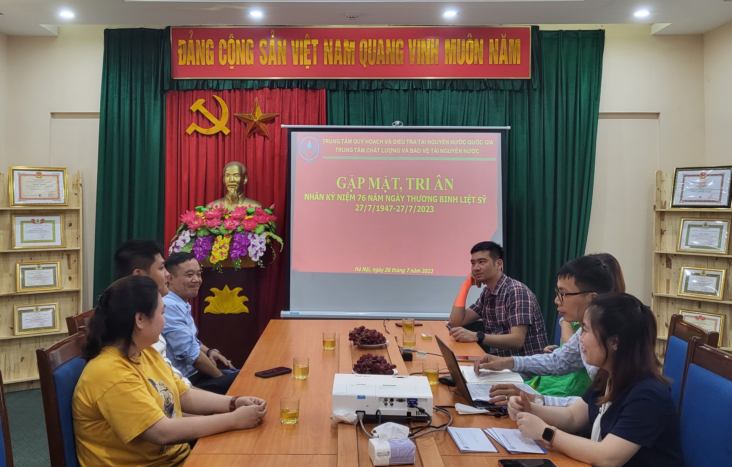 Toàn cảnh buổi gặp mặt, tri ân nhân kỷ niệm 76 năm ngày thương binh, liệt sỹ 022607