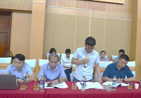 Ông Nguyễn Huy Phương – Văn phòng Ủy ban sông Mê Công Việt Nam phát biểu tại Hội thảo 08