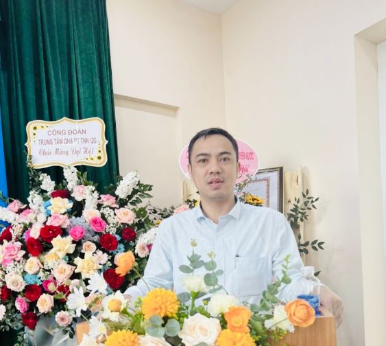 Ông Đỗ Đức Thắng – Phó Chủ tịch Công đoàn Trung tâm Quy hoạch và Điều tra tài nguyên nước quốc gia phát biểu chỉ đạo tại Đại hội 080503