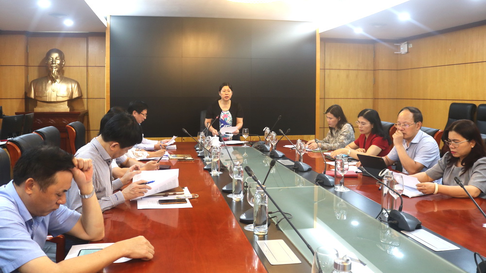 Thứ trưởng Bộ TN&MT Nguyễn Thị Phương Hoa phát biểu chỉ đạo tại Hội nghị 132