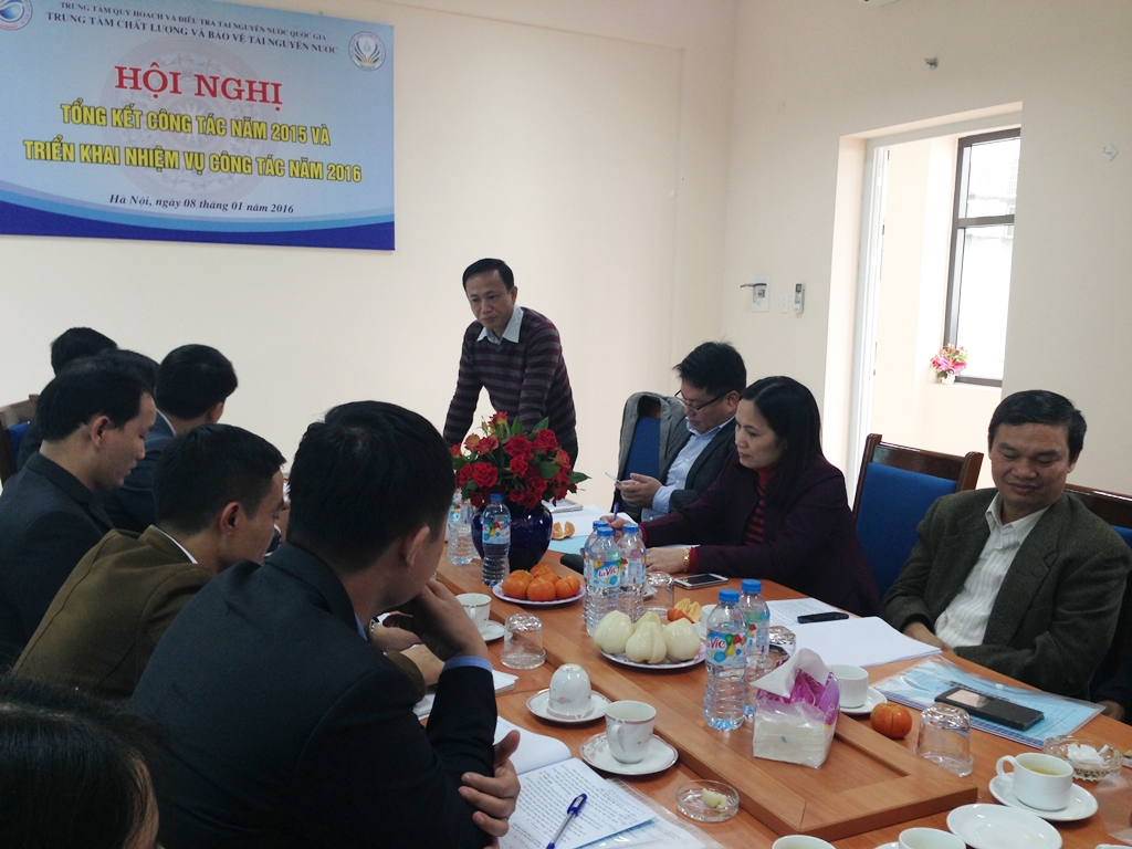 Ông Tống Ngọc Thanh - Bí thư Đảng uy, Tổng Giám đốc Trung tâm QH&ĐTTNNQG phát biểu chỉ đạo tại Hội nghị