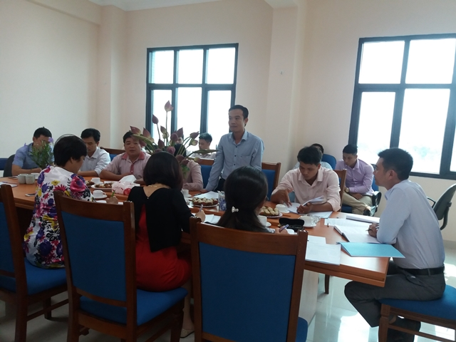 Ông Trần Văn Dũng – Phó Trưởng phòng phụ trách phòng Thí nghiệm phát biểu tại Hội nghị