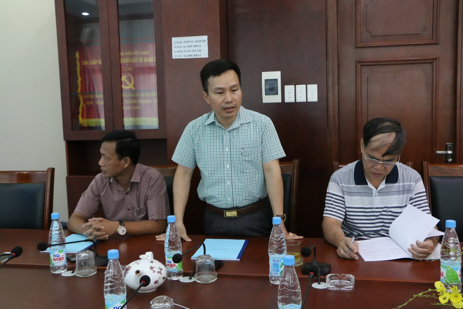 Ths.Triệu Đức Huy - Phó Tổng Giám đốc TT QH&ĐT TNN QG phát biểu tại Hội thảo