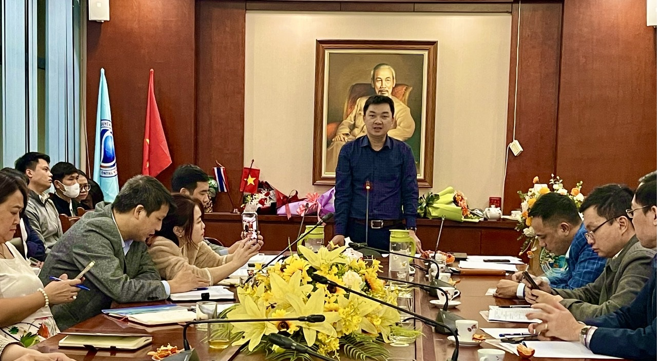 Ông Nguyễn Ngọc Hà - Phó Tổng Giám đốc Trung tâm Quy hoạch và Điều tra tài nguyên nước quốc gia phát biểu chỉ đạo tại Hội nghị z5098310822335 7d56156841bd8a5234c7cd8f1fb84ed4